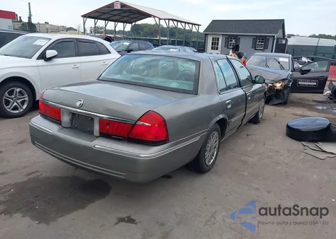 2001 Mercury Grand Marquis Gs z USA, uszkodzony, nr VIN 2MEFM74W01X610388